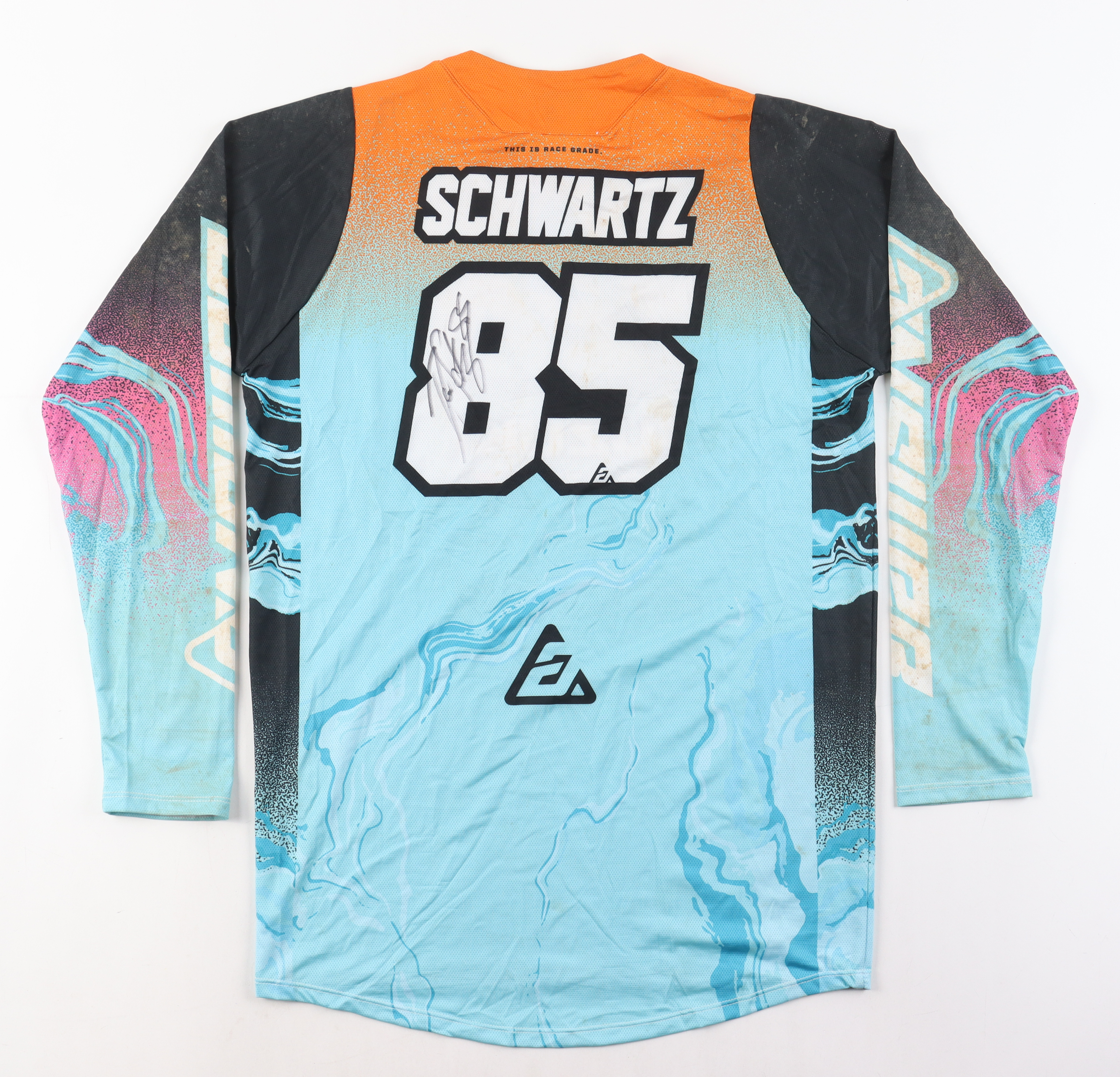 Dilan Schwartz Signed Race Worn Uniform with Jersey & Pants (PA) at PristineAuction.com Dilan Schwartz Signed Race Worn Uniform with Jersey & Pants (PA) at PristineAuction.com