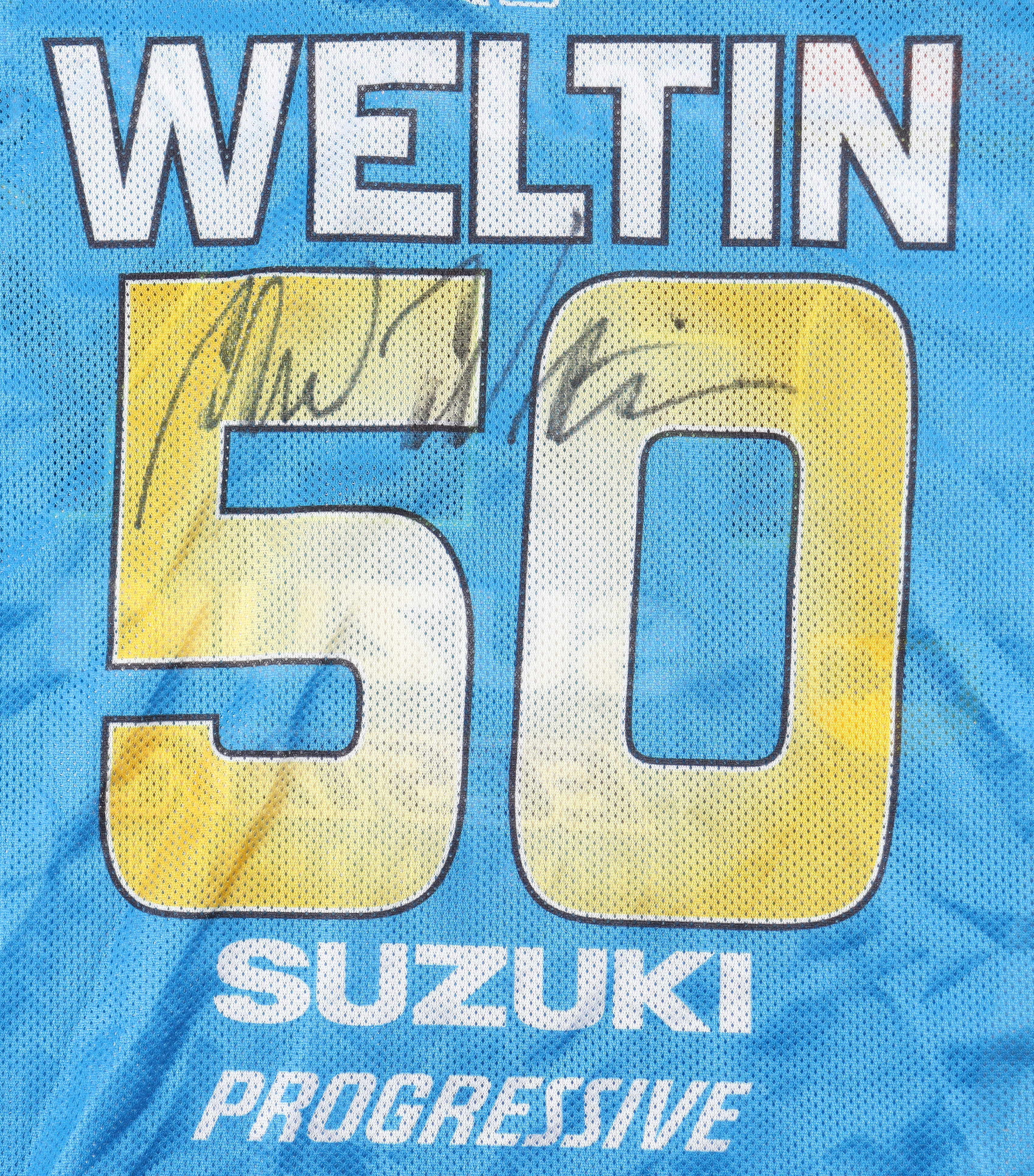 Marshal Weltin Signed Race Issued Uniform with Jersey & Pants (PA) at PristineAuction.com Marshal Weltin Signed Race Issued Uniform with Jersey & Pants (PA) at PristineAuction.com