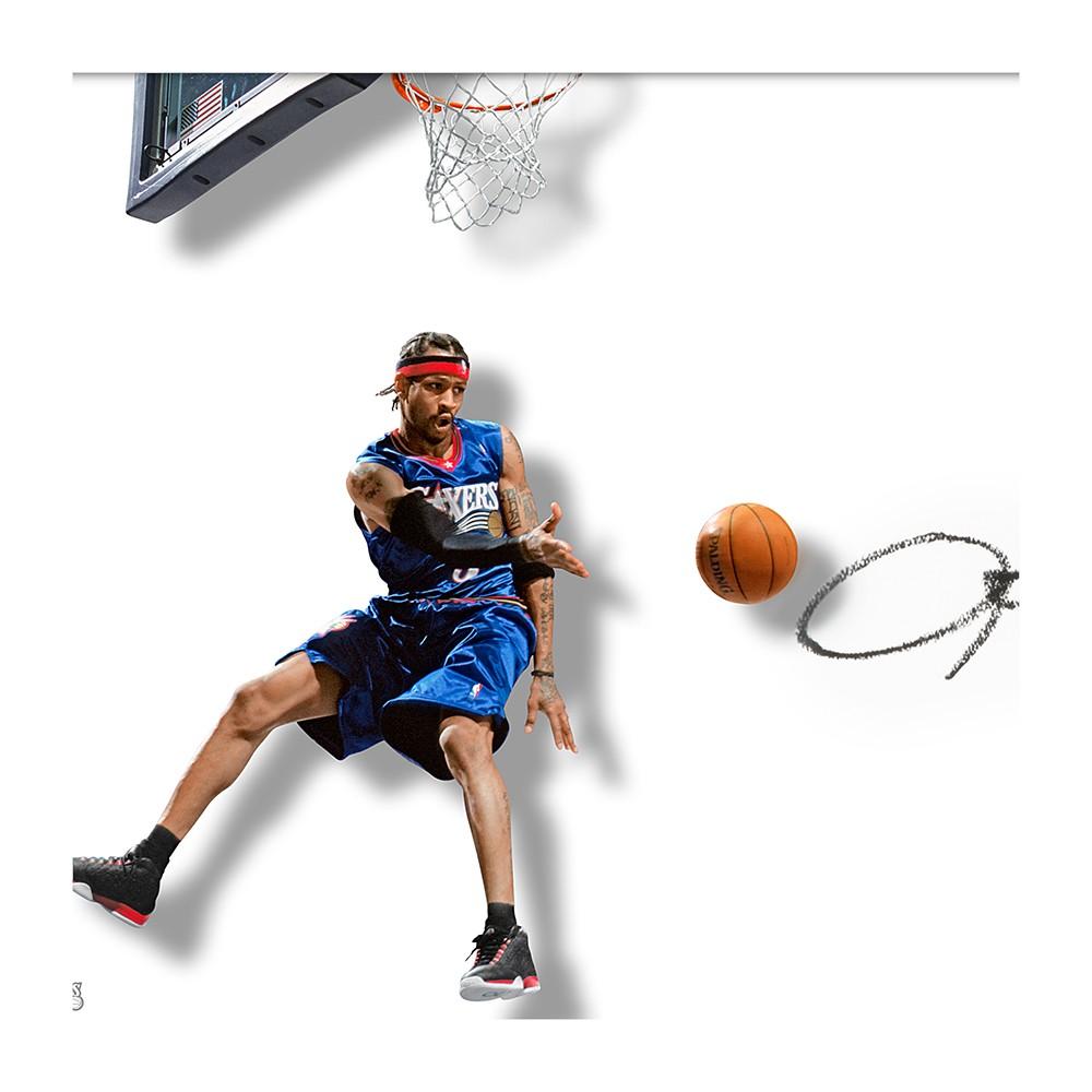 Allen Iverson Signed 76ers "The Show" Custom Framed Lithograph (UDA) at PristineAuction.com Allen Iverson Signed 76ers "The Show" Custom Framed Lithograph (UDA) at PristineAuction.com