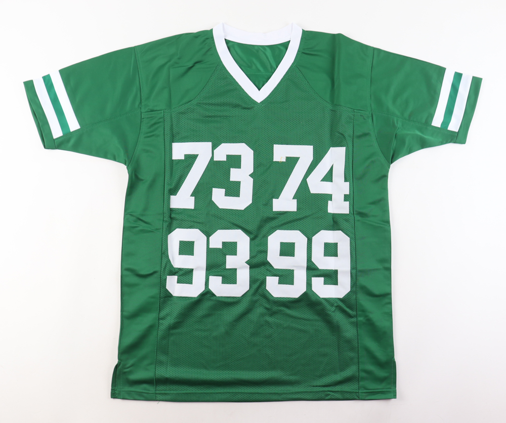 "New York Sack Exchange" Jersey Signed by (4) with Joe Klecko, Abdul Salaam, Mark Gastineau, Marty Lyons (JSA) at PristineAuction.com "New York Sack Exchange" Jersey Signed by (4) with Joe Klecko, Abdul Salaam, Mark Gastineau, Marty Lyons (JSA) at PristineAuction.com