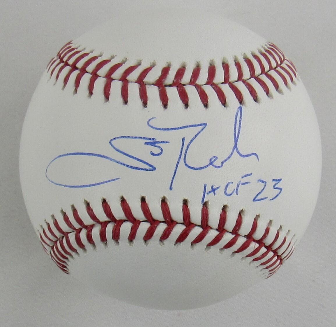 Scott Rolen Signed OML Baseball Inscribed "HOF 23" (JSA) at PristineAuction.com Scott Rolen Signed OML Baseball Inscribed "HOF 23" (JSA) at PristineAuction.com