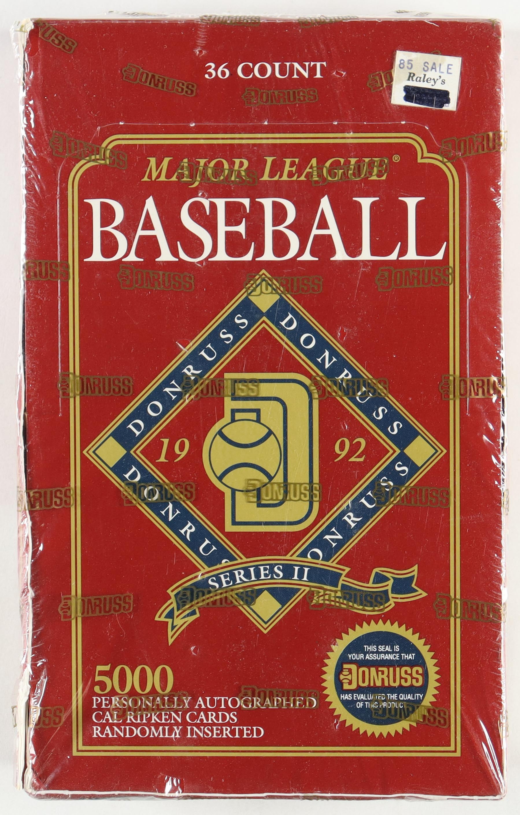 1992 Donruss Series 2 Baseball Hobby Box with (24) Packs at PristineAuction.com 1992 Donruss Series 2 Baseball Hobby Box with (24) Packs at PristineAuction.com