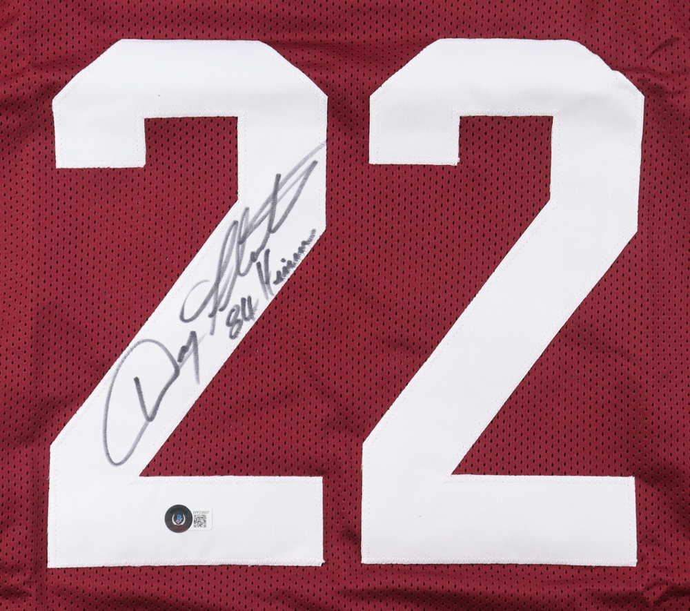 Doug Flutie Signed Jersey Inscribed "84 Heisman" (Beckett) at PristineAuction.com Doug Flutie Signed Jersey Inscribed "84 Heisman" (Beckett) at PristineAuction.com