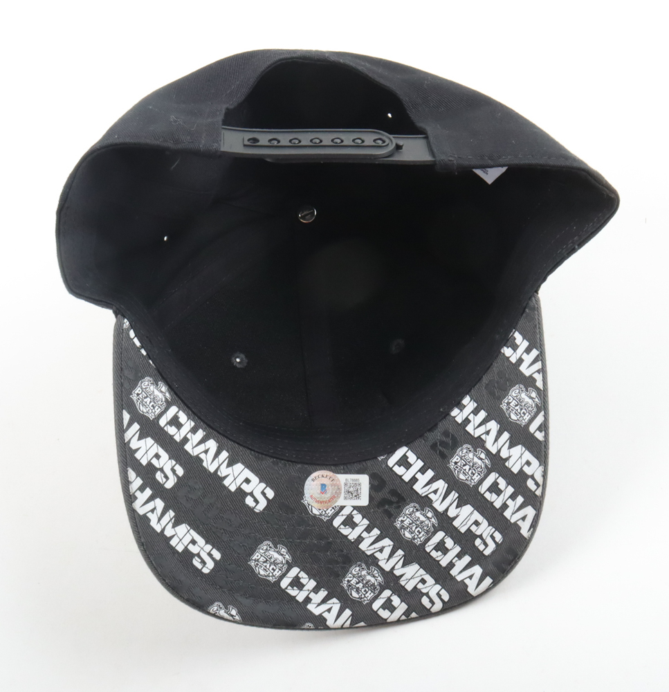 Kirby Smart Signed Georgia Bulldogs 2022 Peach Bowl Champions Logo Snap-Back Hat Inscribed "Go Dawgs" (Beckett) at PristineAuction.com Kirby Smart Signed Georgia Bulldogs 2022 Peach Bowl Champions Logo Snap-Back Hat Inscribed "Go Dawgs" (Beckett) at PristineAuction.com