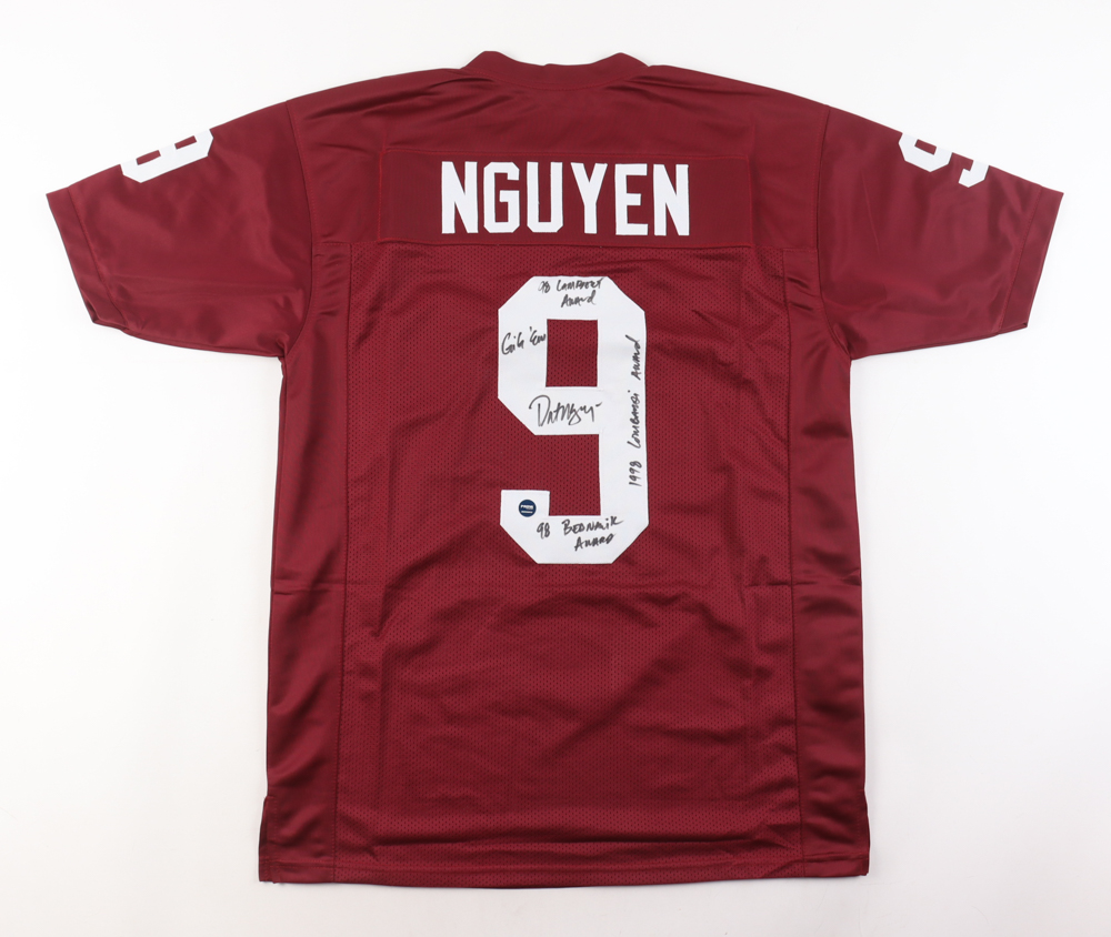 Dat Nguyen Signed Jersey With Multiple Inscriptions (Prova) at PristineAuction.com Dat Nguyen Signed Jersey With Multiple Inscriptions (Prova) at PristineAuction.com