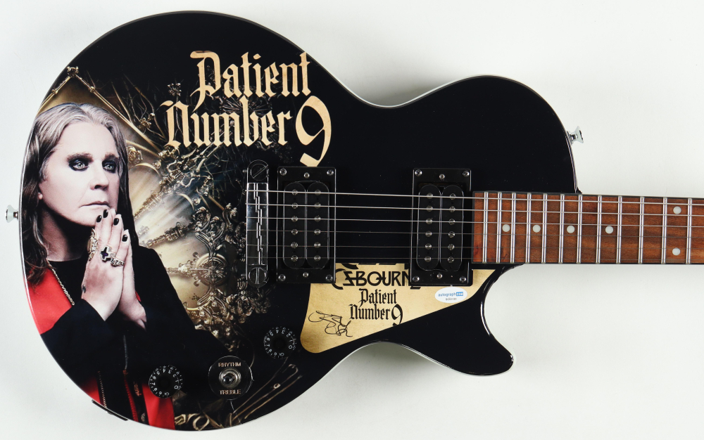 ozzy osbourne signed guitar