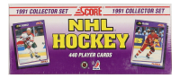 1991-92 Score U.S. Hockey Factory Set with (440) Cards at PristineAuction.com