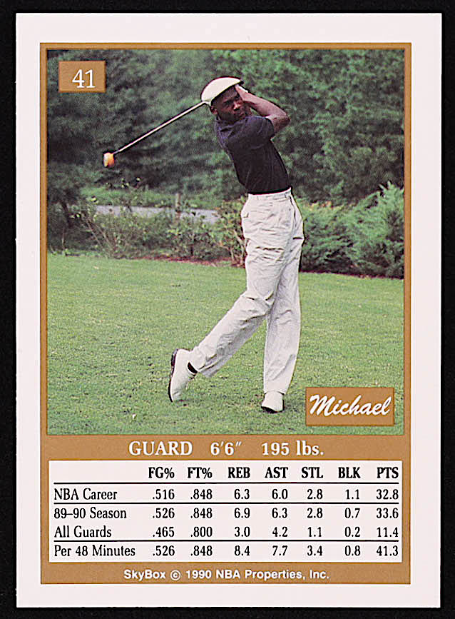 Michael Jordan 1990-91 SkyBox #41 at PristineAuction.com Michael Jordan 1990-91 SkyBox #41 at PristineAuction.com