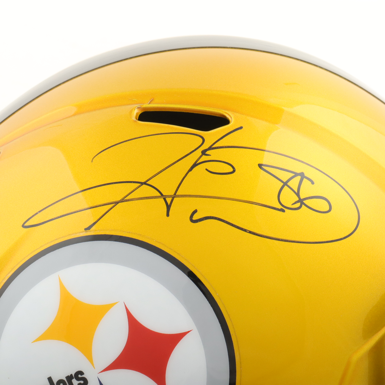 Hines Ward Signed Steelers Full-Size Flash Alternate Speed Helmet (JSA) at PristineAuction.com Hines Ward Signed Steelers Full-Size Flash Alternate Speed Helmet (JSA) at PristineAuction.com