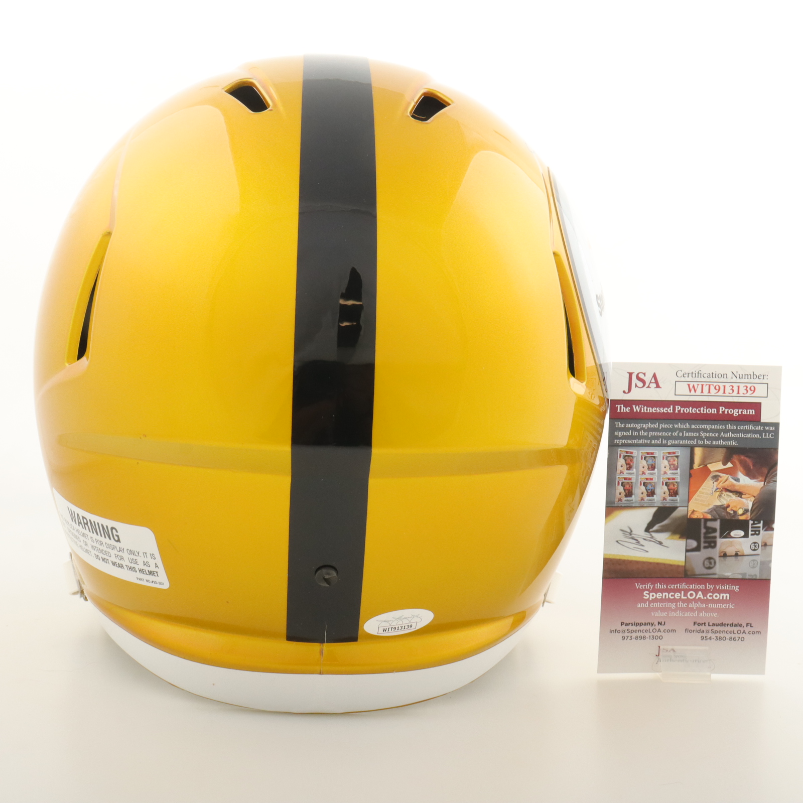 Hines Ward Signed Steelers Full-Size Flash Alternate Speed Helmet (JSA) at PristineAuction.com Hines Ward Signed Steelers Full-Size Flash Alternate Speed Helmet (JSA) at PristineAuction.com