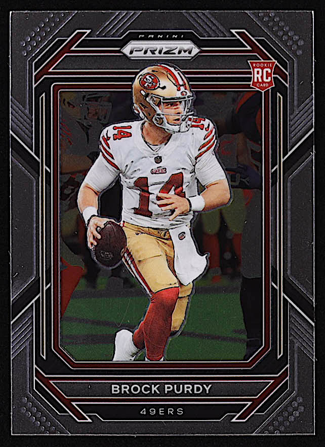 Brock Purdy 2022 Panini Prizm #353 RC at PristineAuction.com Brock Purdy 2022 Panini Prizm #353 RC at PristineAuction.com
