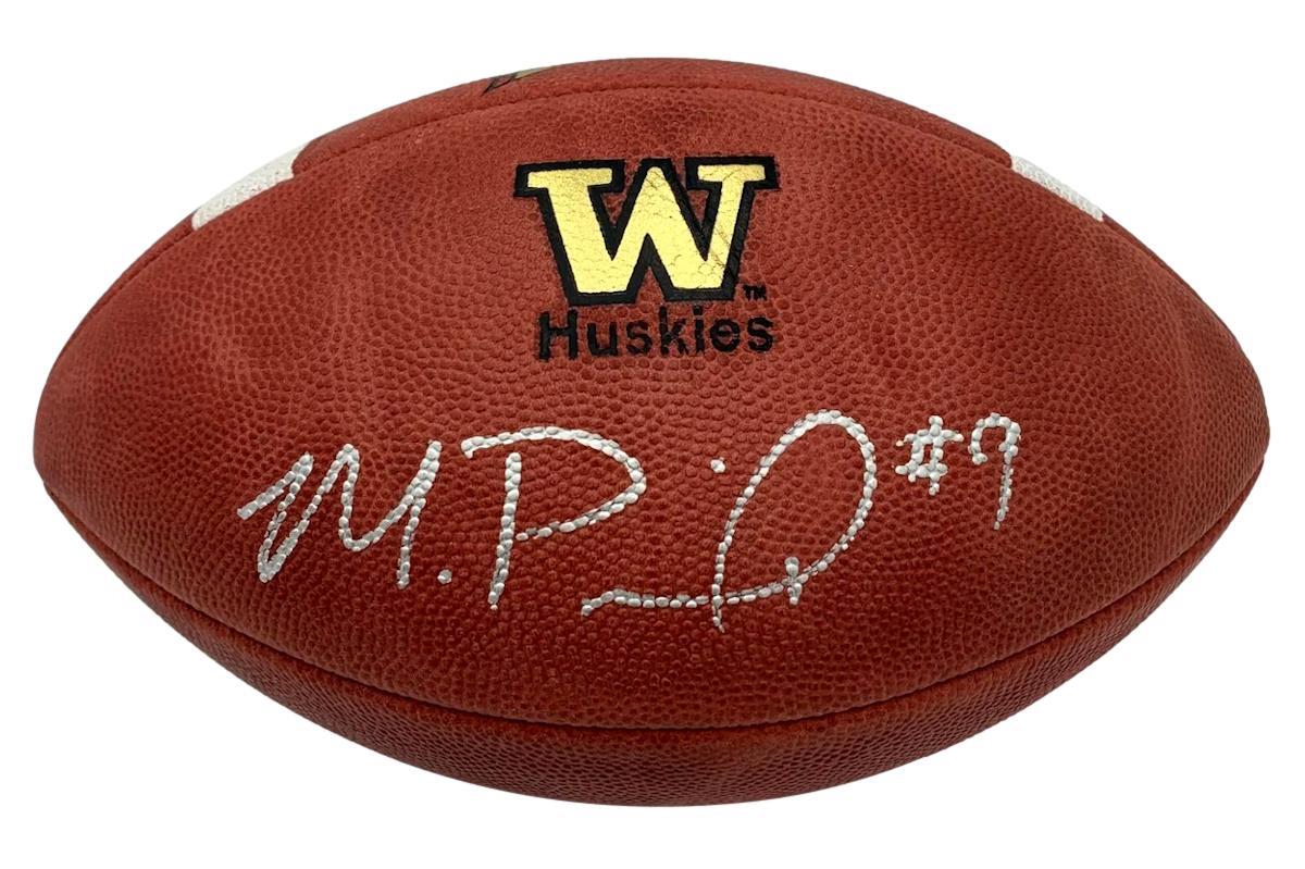 Michael Penix Jr. Signed Washington Huskies NCAA Football (Beckett) at PristineAuction.com Michael Penix Jr. Signed Washington Huskies NCAA Football (Beckett) at PristineAuction.com