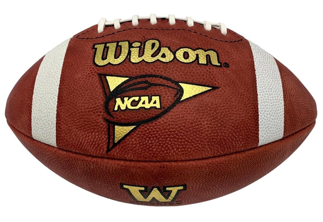 Michael Penix Jr. Signed Washington Huskies NCAA Football (Beckett) at PristineAuction.com Michael Penix Jr. Signed Washington Huskies NCAA Football (Beckett) at PristineAuction.com