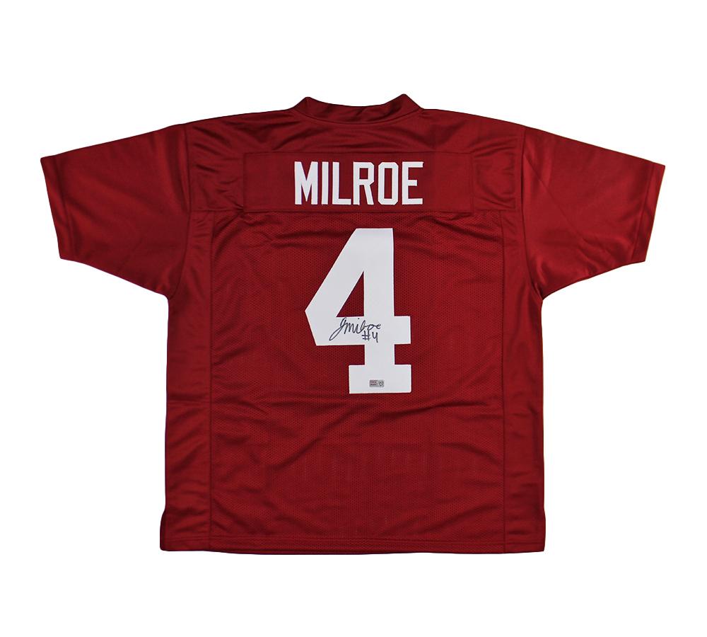 Jalen Milroe Signed Jersey (Tristar) at PristineAuction.com Jalen Milroe Signed Jersey (Tristar) at PristineAuction.com
