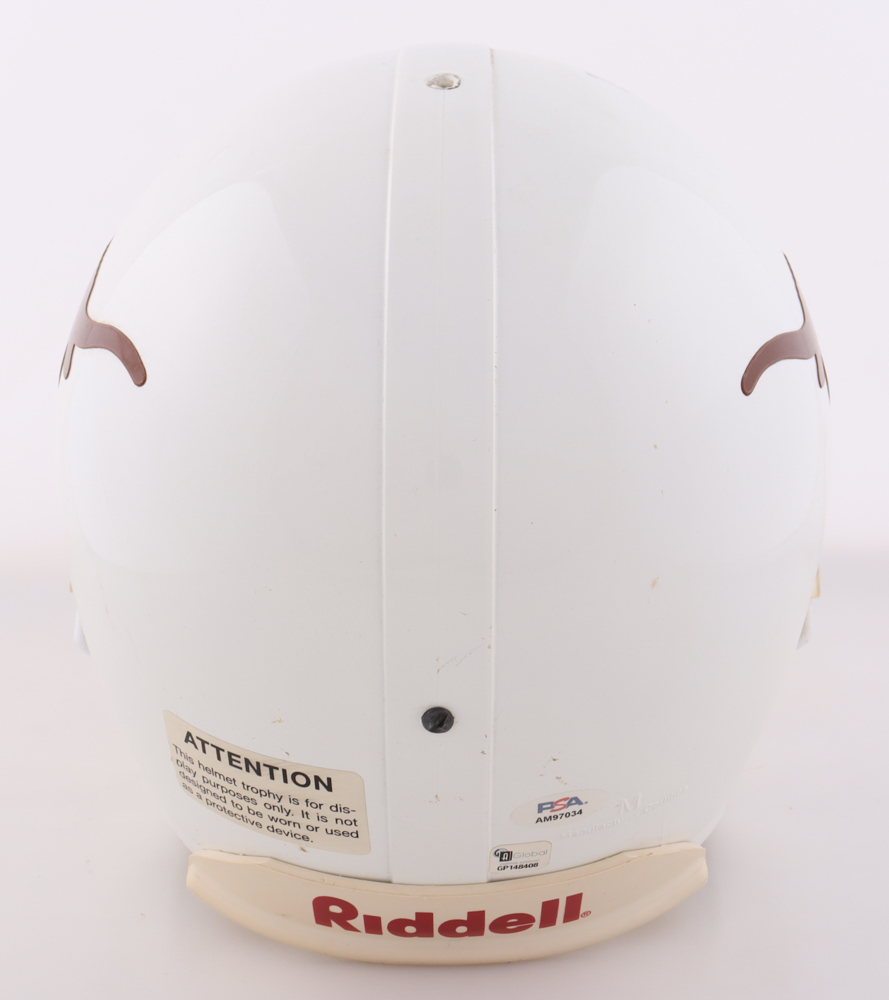 Earl Campbell Signed Texas Longhorns Full-Size Helmet Inscribed "77 Heis" (PSA) at PristineAuction.com Earl Campbell Signed Texas Longhorns Full-Size Helmet Inscribed "77 Heis" (PSA) at PristineAuction.com