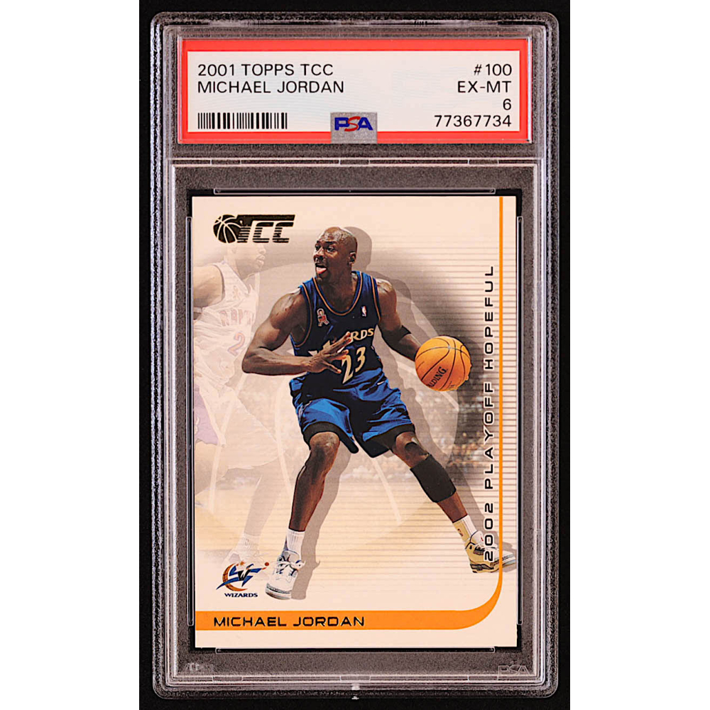Michael Jordan 2001-02 Topps TCC #100 (PSA 6) | Pristine Auction