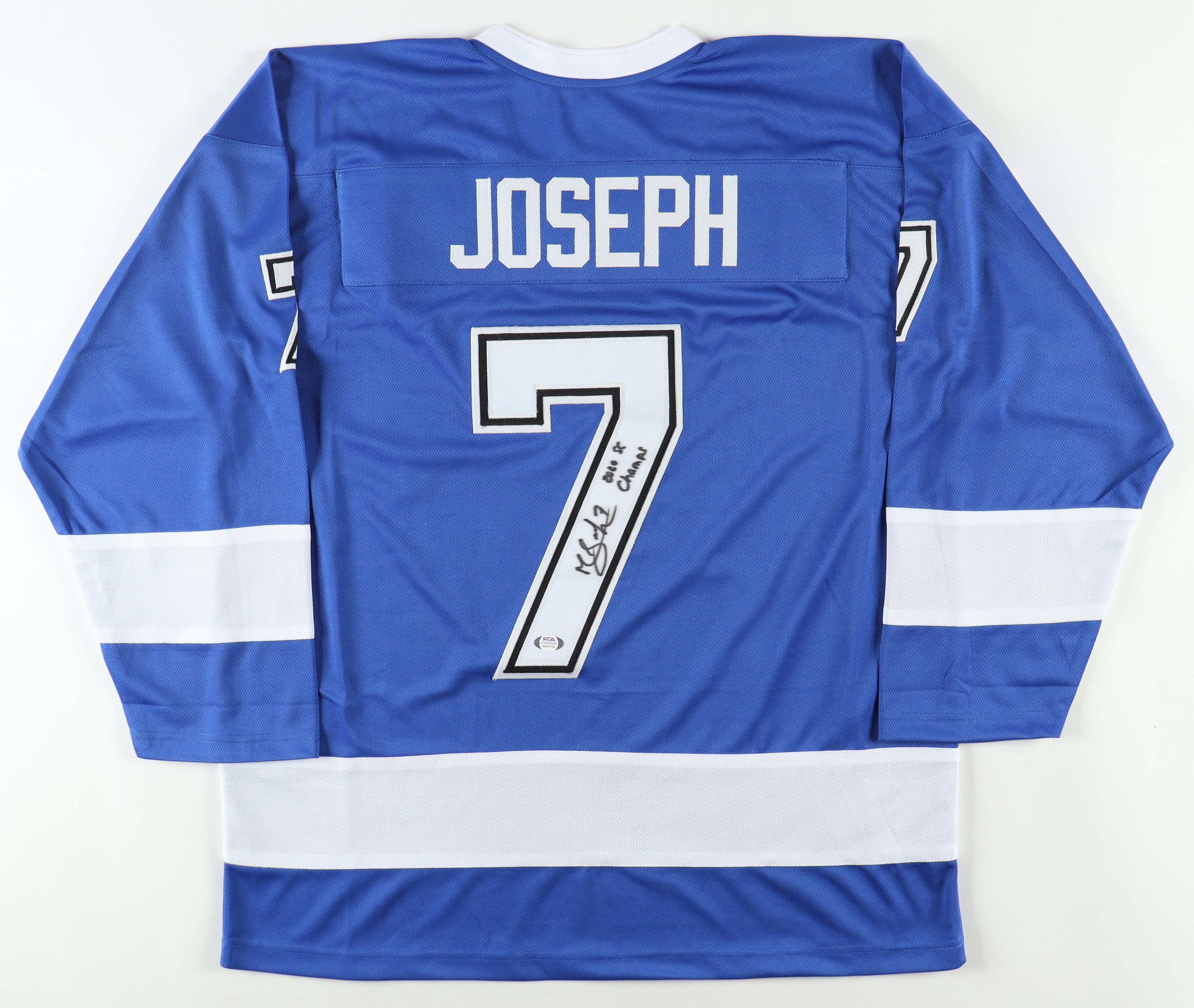 Mathieu Joseph Signed Jersey Inscribed "2020 SC Champs" (PSA) at PristineAuction.com Mathieu Joseph Signed Jersey Inscribed "2020 SC Champs" (PSA) at PristineAuction.com
