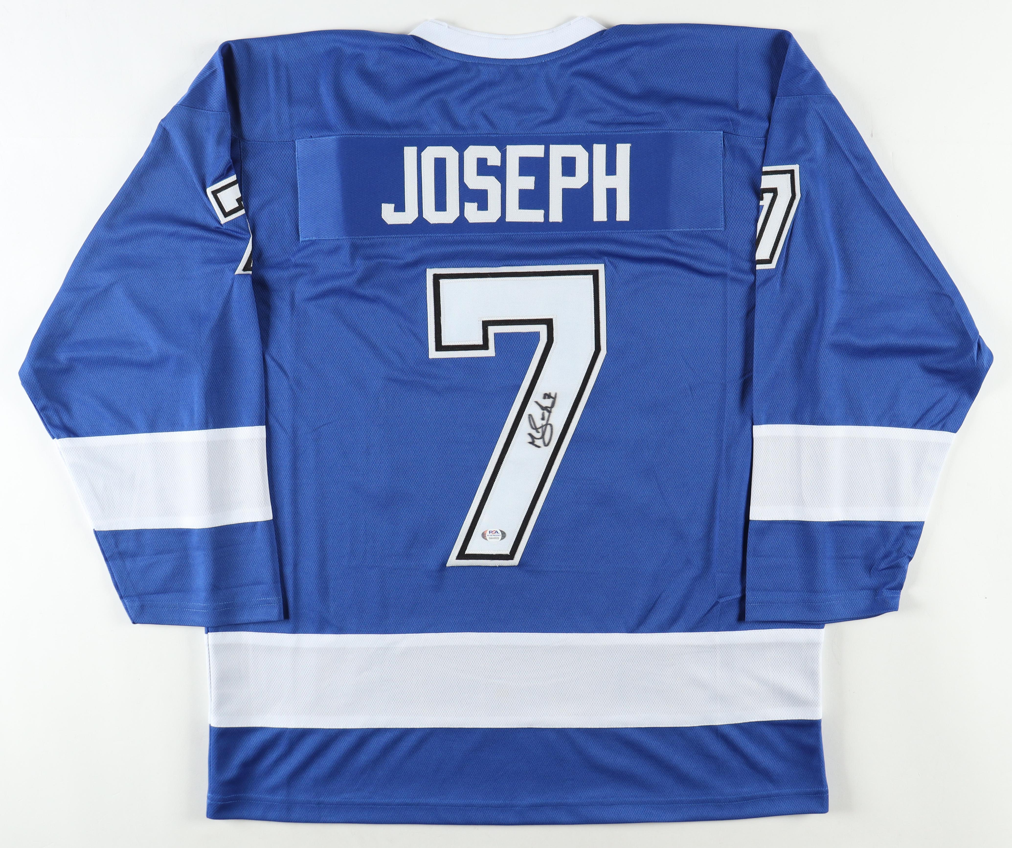 Mathieu Joseph Signed Jersey (PSA) at PristineAuction.com Mathieu Joseph Signed Jersey (PSA) at PristineAuction.com