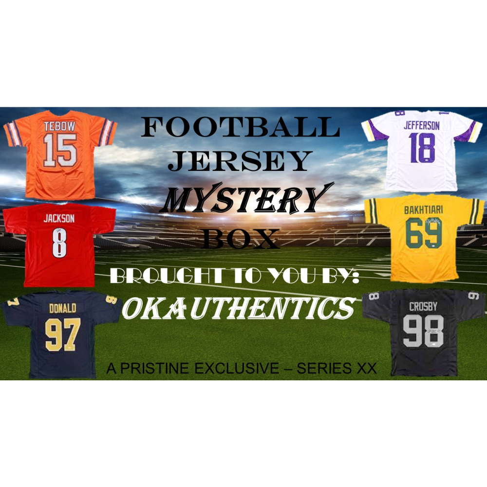 OKAUTHENTICS Football Jersey Mystery Box Series XX Pristine Auction