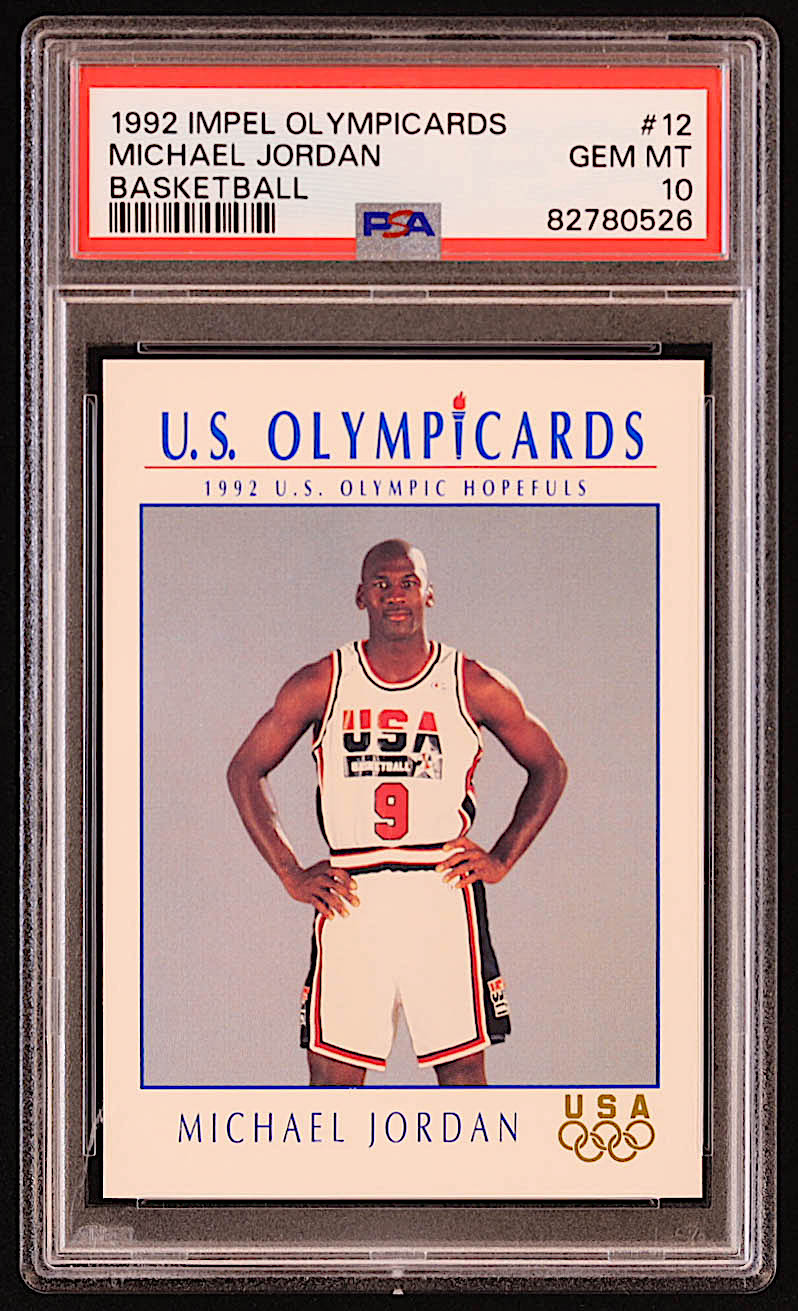 Michael Jordan 1992 Impel U.S. Olympic Hopefuls #12 BK (PSA 10) at PristineAuction.com Michael Jordan 1992 Impel U.S. Olympic Hopefuls #12 BK (PSA 10) at PristineAuction.com