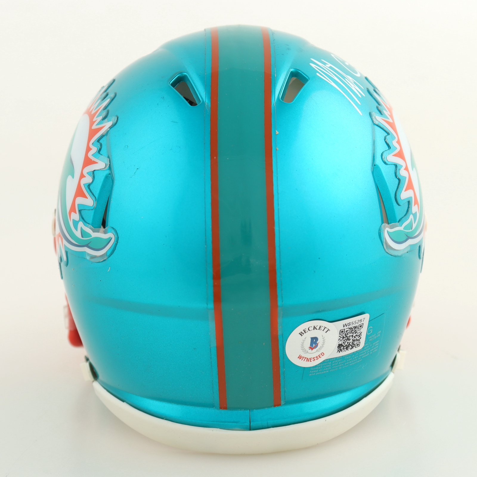 Mike Gesicki Signed Dolphins Flash Alternate Speed Mini Helmet (Beckett) at PristineAuction.com Mike Gesicki Signed Dolphins Flash Alternate Speed Mini Helmet (Beckett) at PristineAuction.com