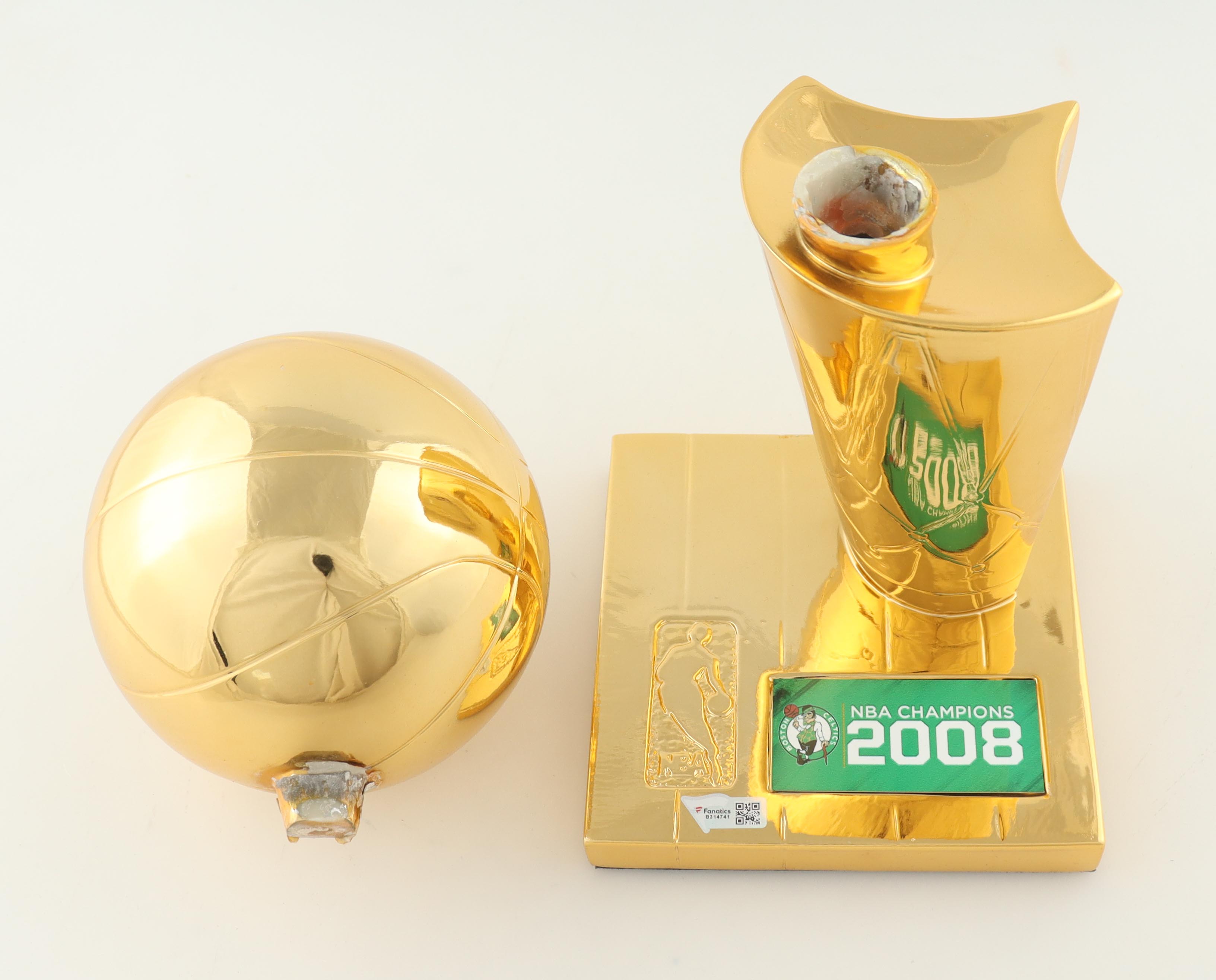 Kevin Garnett & Paul Pierce Signed Celtics 2008 NBA Champions Replica Trophy (Fanatics) at PristineAuction.com Kevin Garnett & Paul Pierce Signed Celtics 2008 NBA Champions Replica Trophy (Fanatics) at PristineAuction.com