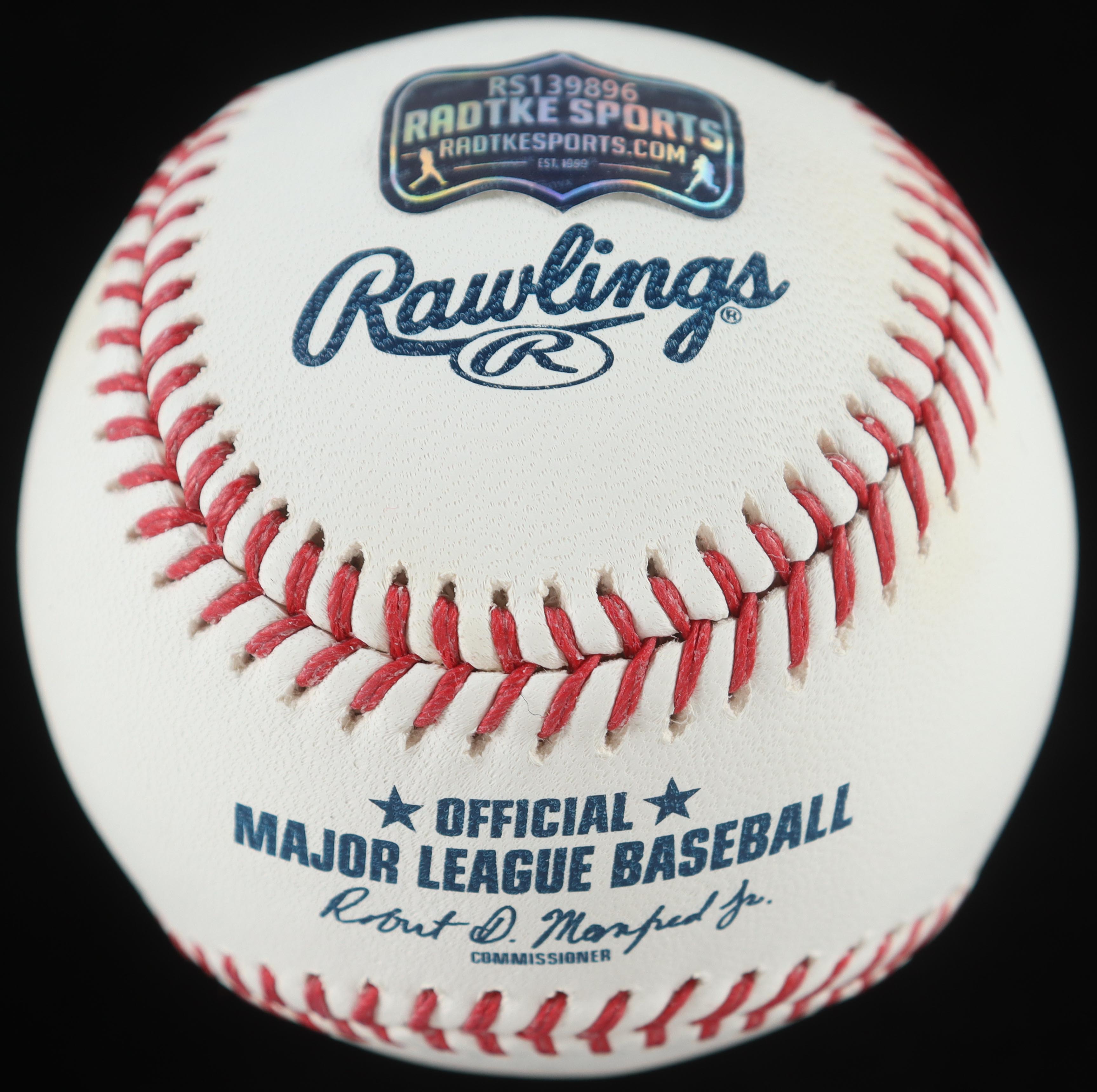 Will Smith Signed OML Baseball Inscribed "3x Champ" (Radtke) at PristineAuction.com Will Smith Signed OML Baseball Inscribed "3x Champ" (Radtke) at PristineAuction.com