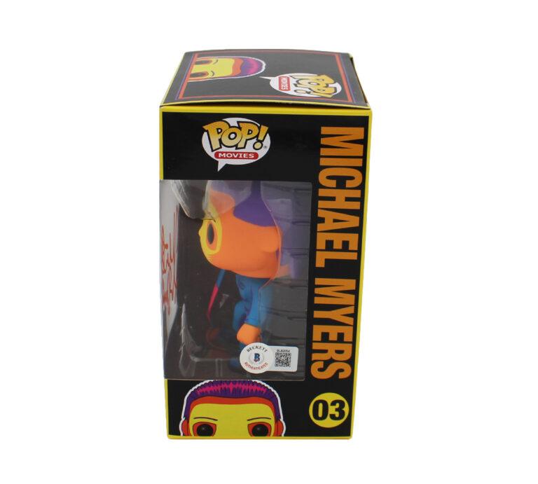 Nick Castle & John Carpenter Signed "Halloween" Michael Myers #03 Funko Pop Inscribed "The Shape" (Beckett) at PristineAuction.com Nick Castle & John Carpenter Signed "Halloween" Michael Myers #03 Funko Pop Inscribed "The Shape" (Beckett) at PristineAuction.com