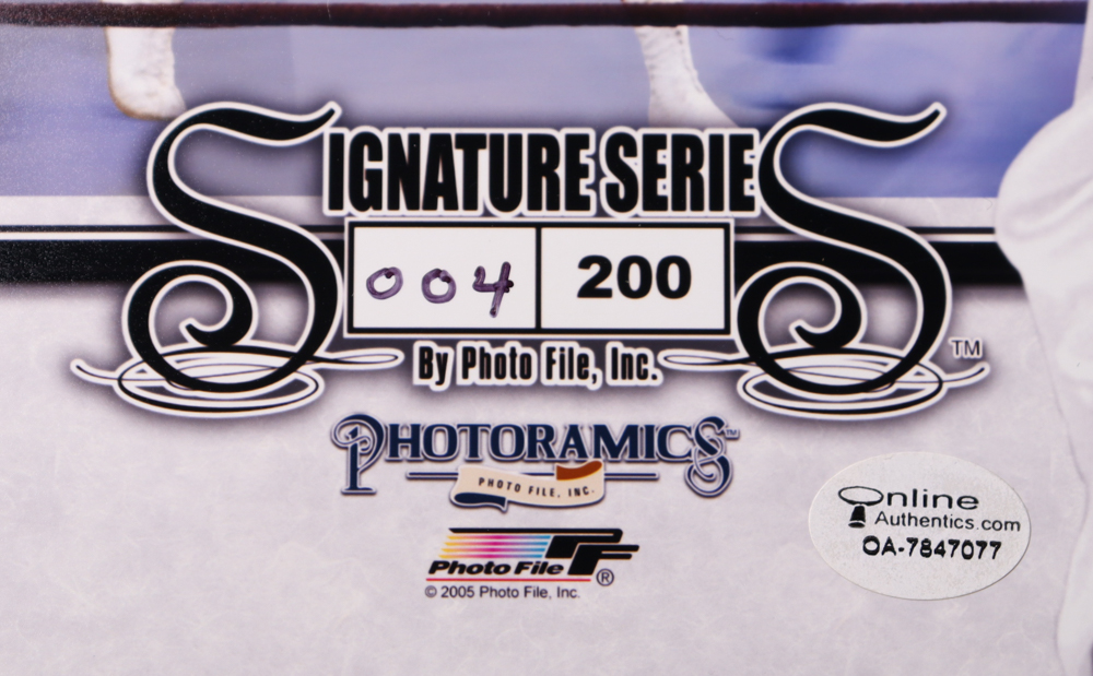 Muhammad Ali Signed LE "Signature Series" 12x36 Poster (Online Authentics) at PristineAuction.com Muhammad Ali Signed LE "Signature Series" 12x36 Poster (Online Authentics) at PristineAuction.com