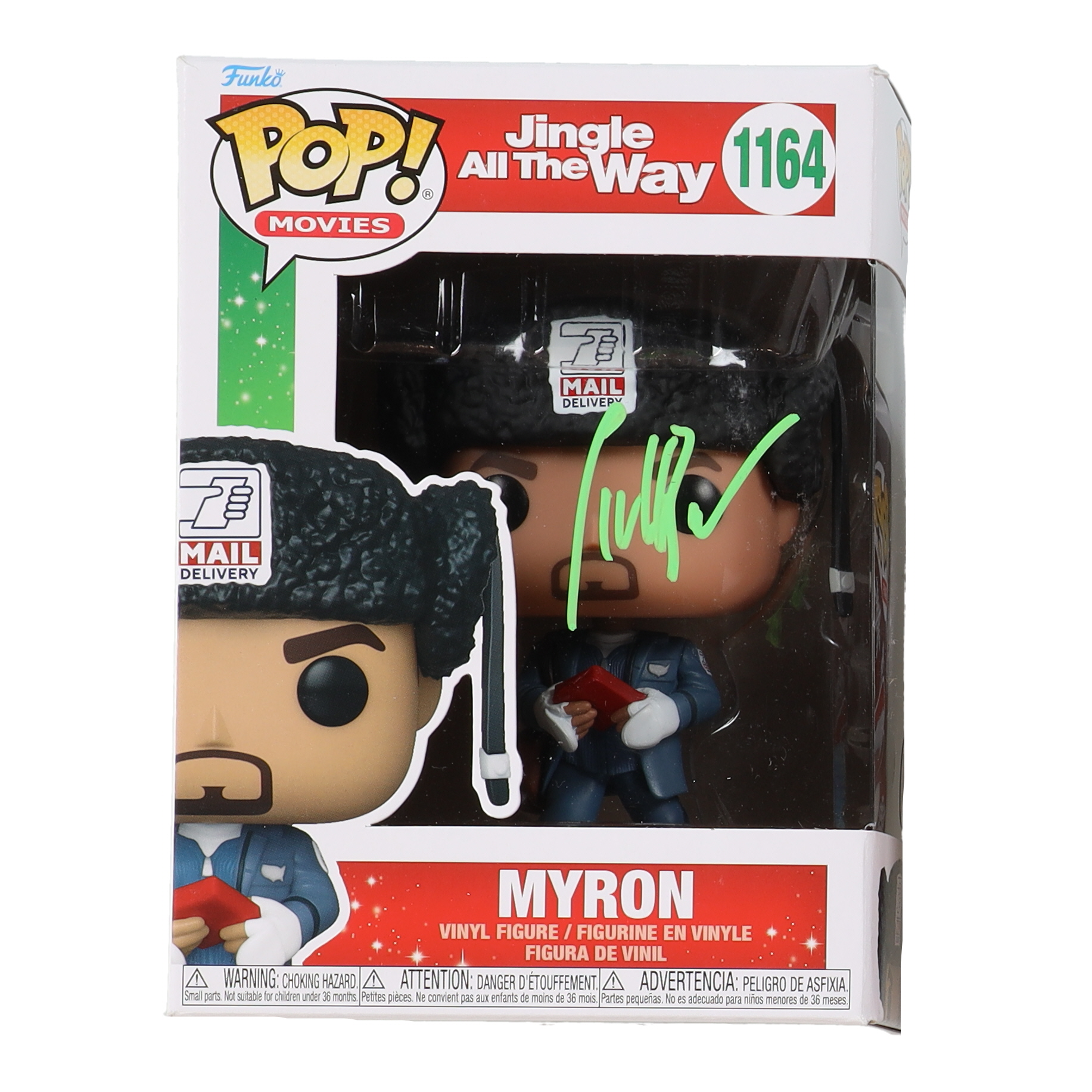 Sinbad Signed "Jingle All the Way" #1164 Myron Funko Pop! Vinyl Figure (Beckett) at PristineAuction.com Sinbad Signed "Jingle All the Way" #1164 Myron Funko Pop! Vinyl Figure (Beckett) at PristineAuction.com