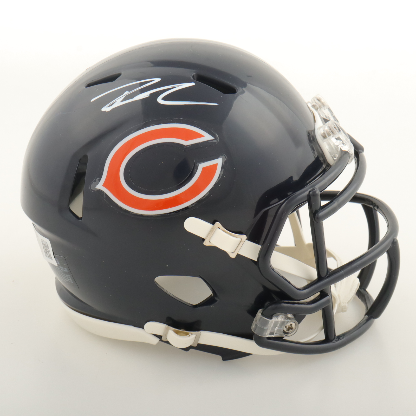 Roschon Johnson Signed Bears Speed Mini Helmet (Beckett) at PristineAuction.com Roschon Johnson Signed Bears Speed Mini Helmet (Beckett) at PristineAuction.com