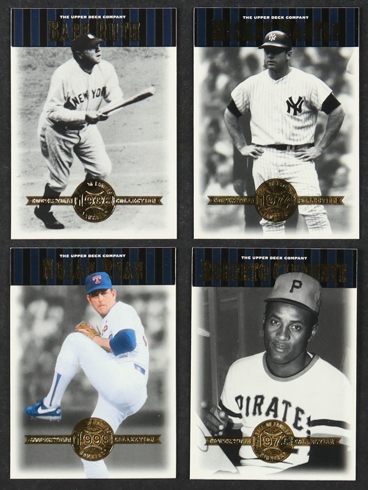 2001 Upper Deck Hall of Famers Baseball Complete Set of (90) Cards with Mickey Mantle #49, Babe Ruth #50, Roberto Clemente #28, Nolan Ryan #33 at PristineAuction.com 2001 Upper Deck Hall of Famers Baseball Complete Set of (90) Cards with Mickey Mantle #49, Babe Ruth #50, Roberto Clemente #28, Nolan Ryan #33 at PristineAuction.com