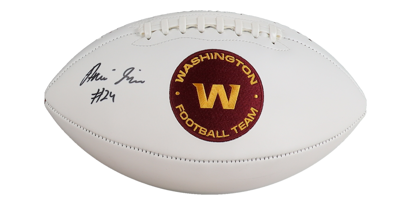 Antonio Gibson Signed Washington Logo Football (Beckett) at PristineAuction.com Antonio Gibson Signed Washington Logo Football (Beckett) at PristineAuction.com