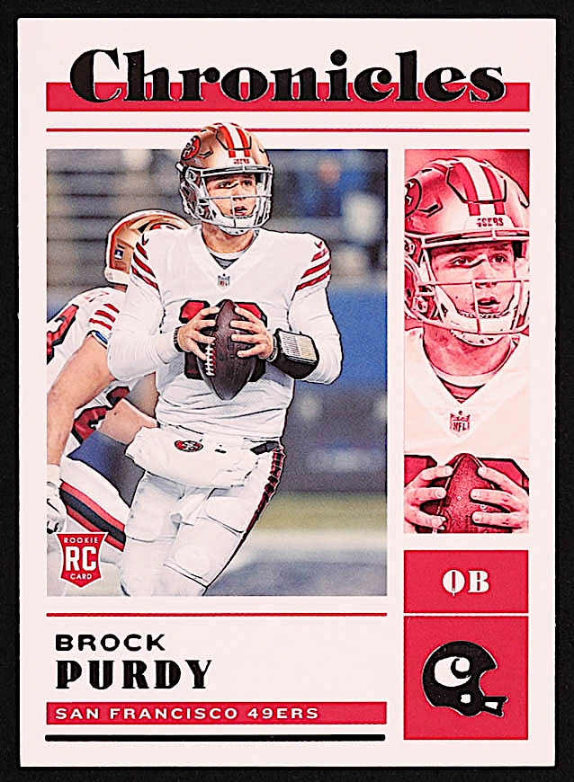 Brock Purdy 2022 Panini Chronicles #41 RC at PristineAuction.com Brock Purdy 2022 Panini Chronicles #41 RC at PristineAuction.com