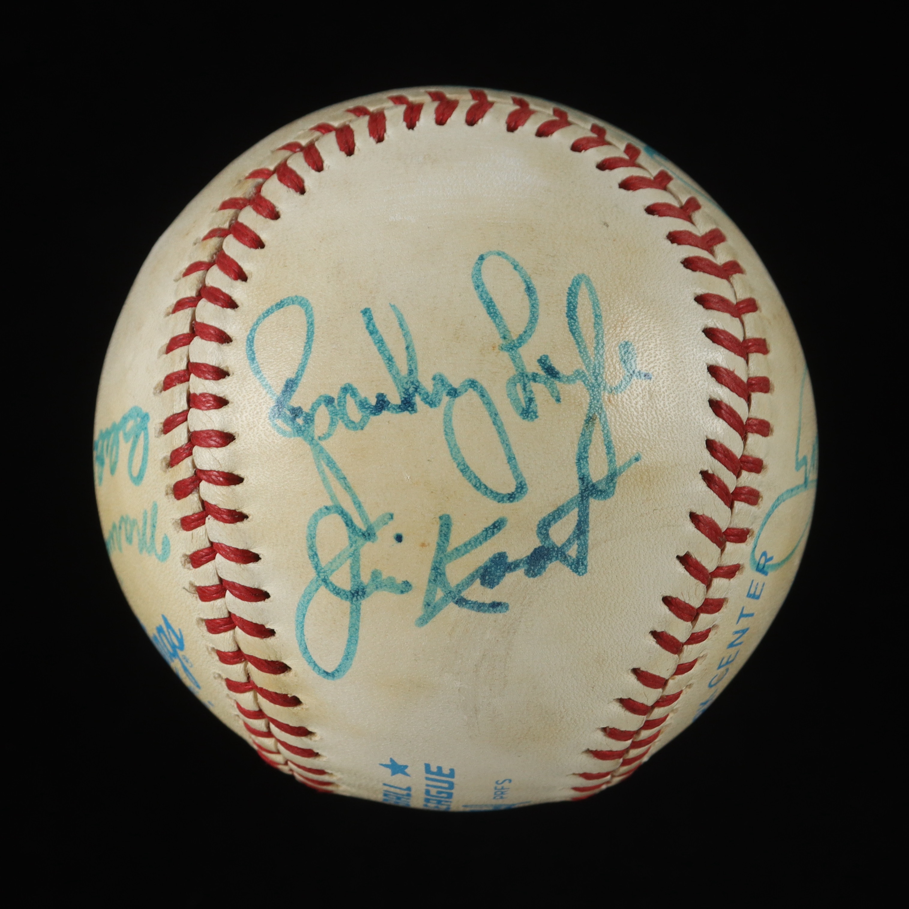 Yankees Greats OAL Baseball With Wood Display Case Signed By (9) With Joe Dimaggio, Jim Kaat and Gaylord Perry, Mel Stottlemyre (PSA) at PristineAuction.com Yankees Greats OAL Baseball With Wood Display Case Signed By (9) With Joe Dimaggio, Jim Kaat and Gaylord Perry, Mel Stottlemyre (PSA) at PristineAuction.com