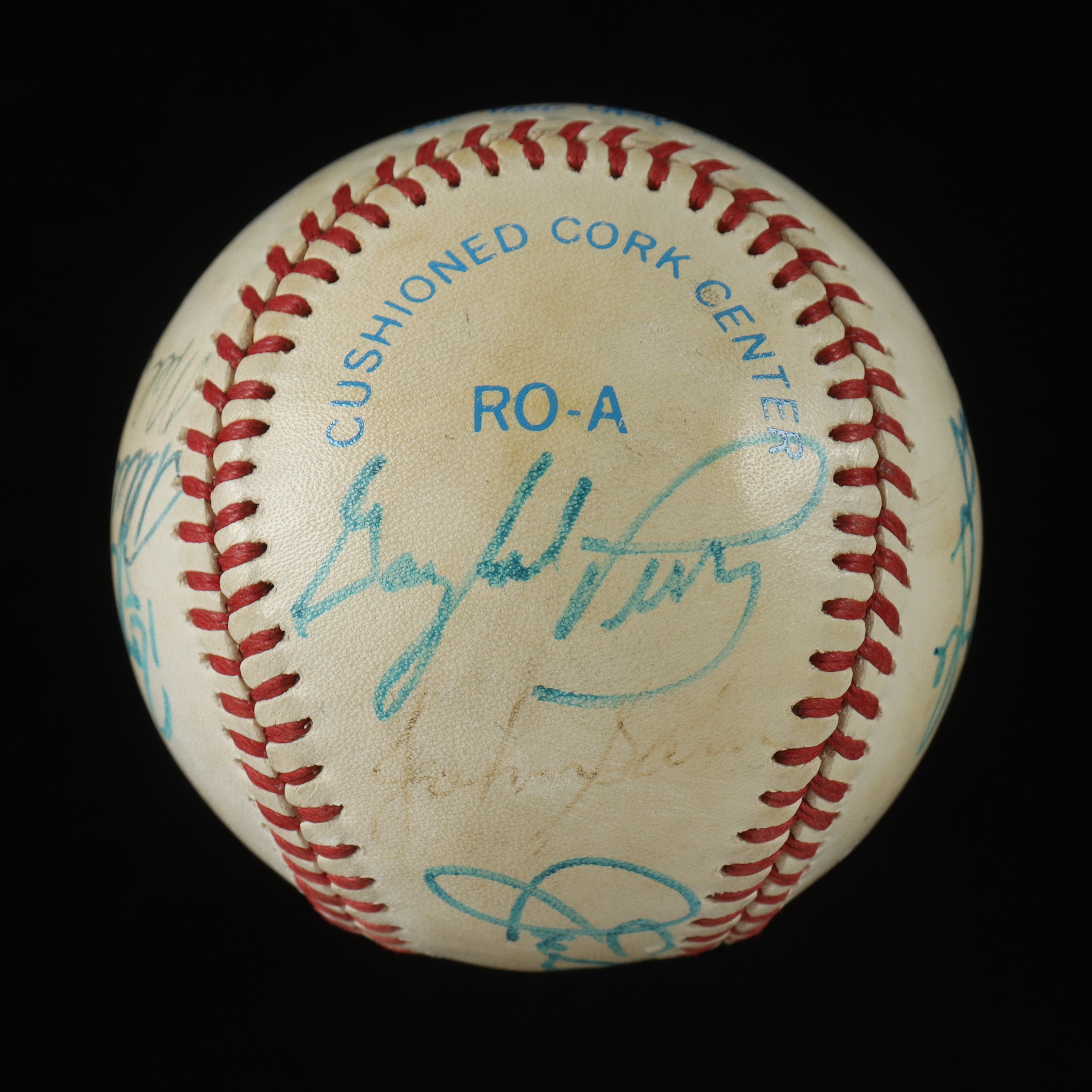 Yankees Greats OAL Baseball With Wood Display Case Signed By (9) With Joe Dimaggio, Jim Kaat and Gaylord Perry, Mel Stottlemyre (PSA) at PristineAuction.com Yankees Greats OAL Baseball With Wood Display Case Signed By (9) With Joe Dimaggio, Jim Kaat and Gaylord Perry, Mel Stottlemyre (PSA) at PristineAuction.com