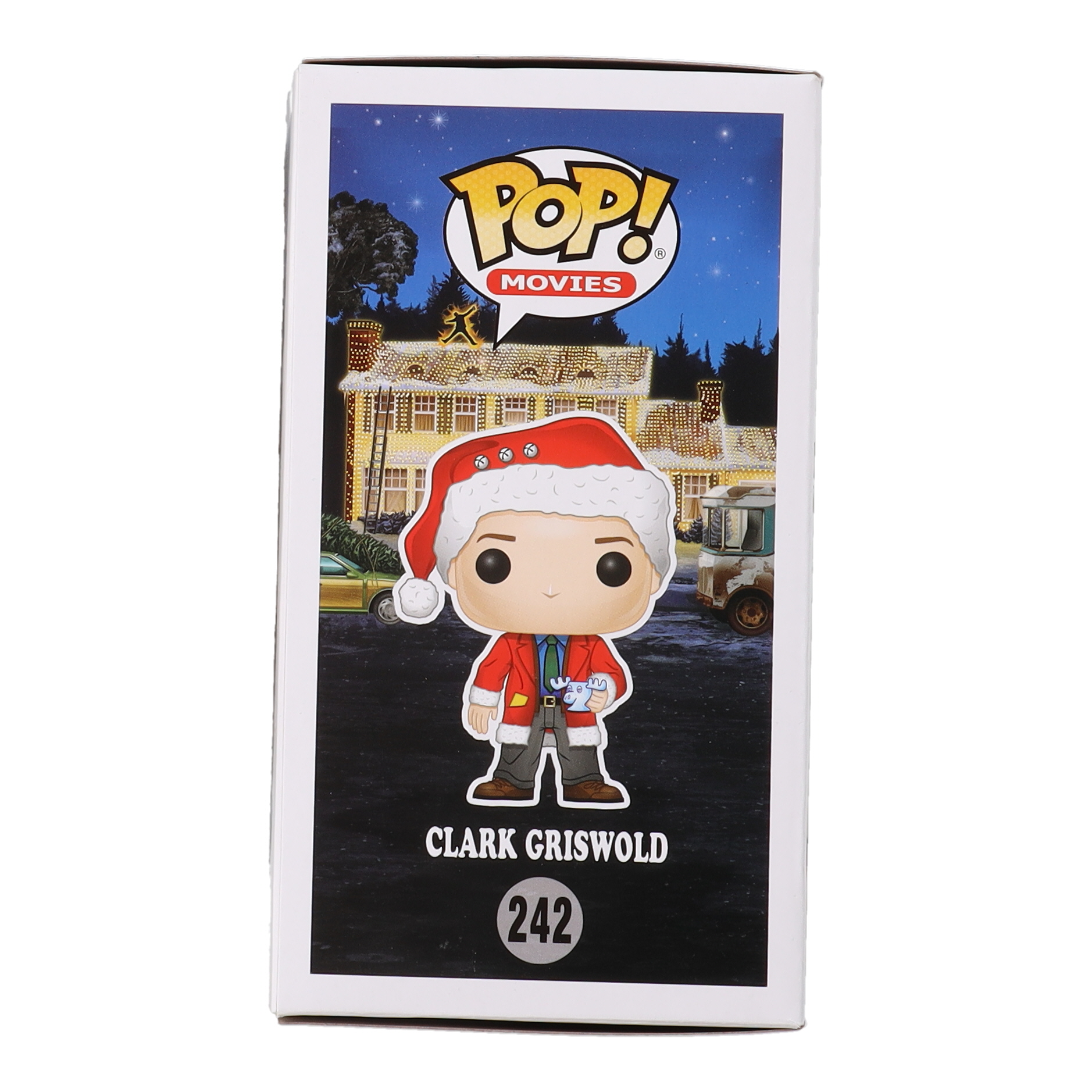 Chevy Chase Signed "National Lampoon's Christmas Vacation" #242 Clark Griswold Funko Pop! Vinyl Figure (JSA) at PristineAuction.com Chevy Chase Signed "National Lampoon's Christmas Vacation" #242 Clark Griswold Funko Pop! Vinyl Figure (JSA) at PristineAuction.com