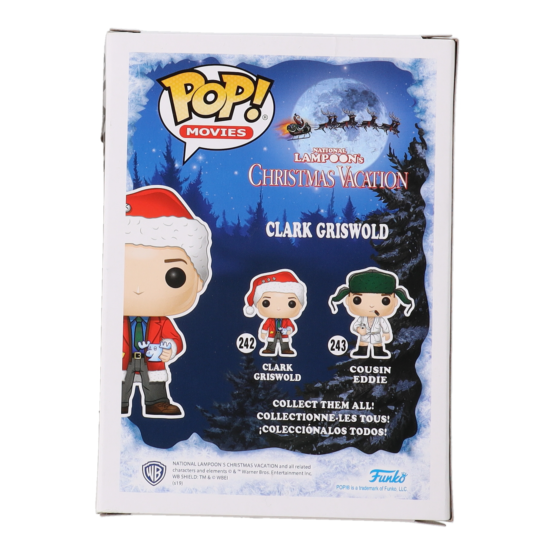 Chevy Chase Signed "National Lampoon's Christmas Vacation" #242 Clark Griswold Funko Pop! Vinyl Figure (JSA) at PristineAuction.com Chevy Chase Signed "National Lampoon's Christmas Vacation" #242 Clark Griswold Funko Pop! Vinyl Figure (JSA) at PristineAuction.com