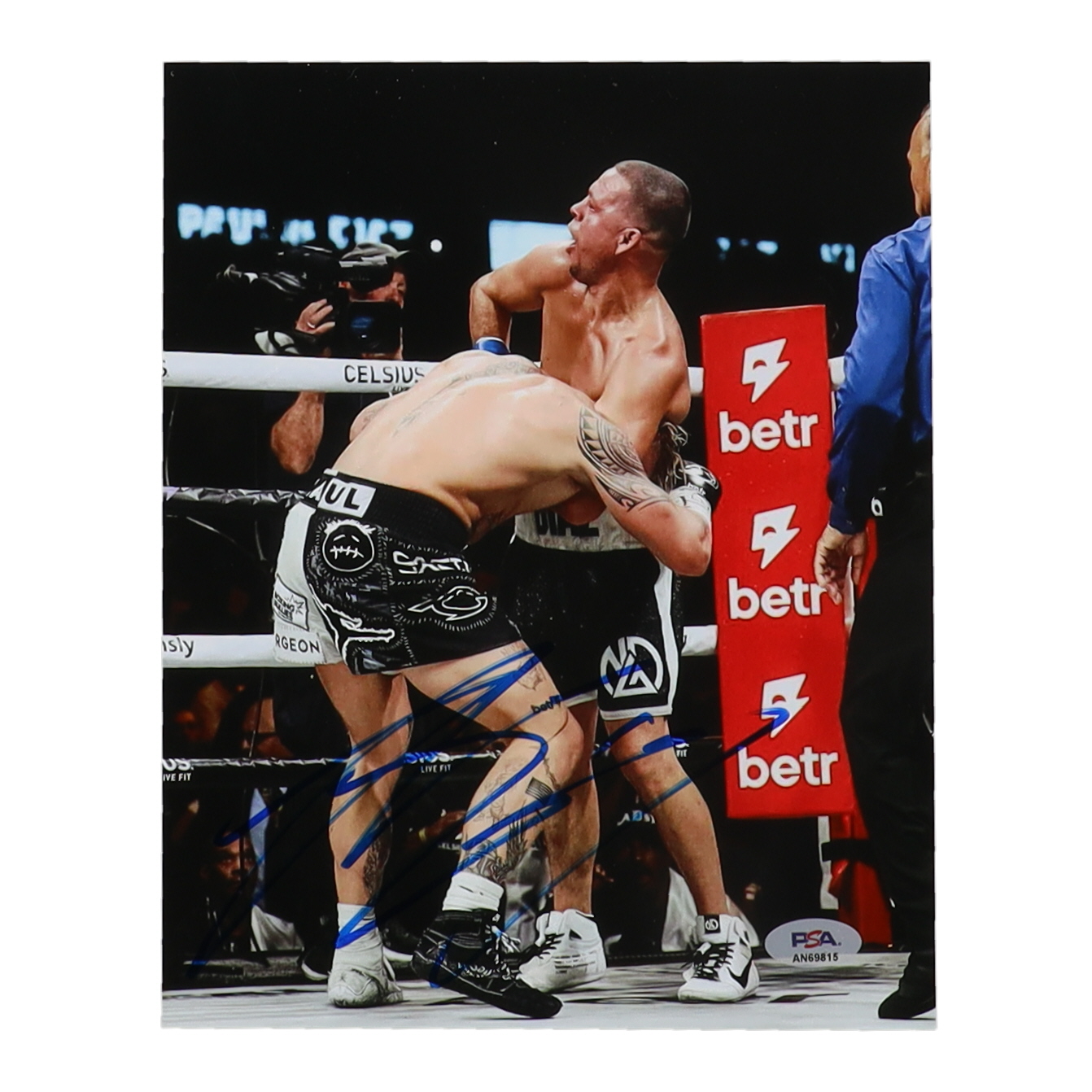Nate Diaz Signed UFC 8x10 Photo (PSA) at PristineAuction.com Nate Diaz Signed UFC 8x10 Photo (PSA) at PristineAuction.com