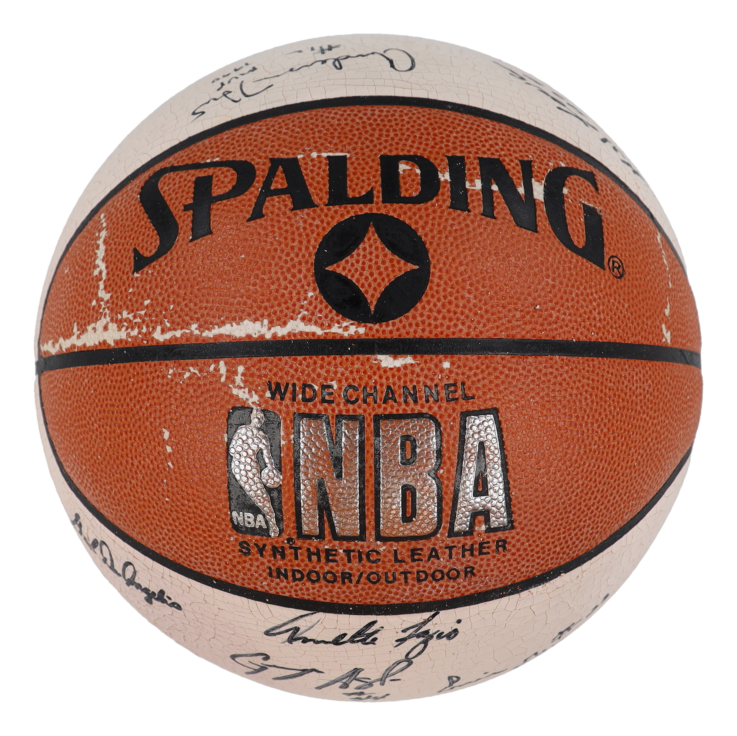 1990-91 UNLV National Champions NBA Basketball Signed By (12) with Jerry Tarkanian, Stacey Augmon & Larry Johnson With Display Stand (PSA) at PristineAuction.com 1990-91 UNLV National Champions NBA Basketball Signed By (12) with Jerry Tarkanian, Stacey Augmon & Larry Johnson With Display Stand (PSA) at PristineAuction.com