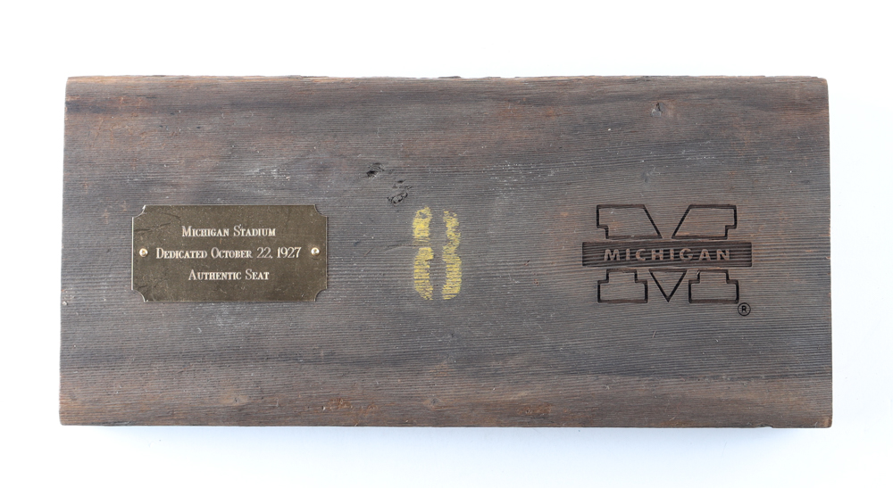 Michigan Wolverines Authentic Stadium Seat at PristineAuction.com Michigan Wolverines Authentic Stadium Seat at PristineAuction.com