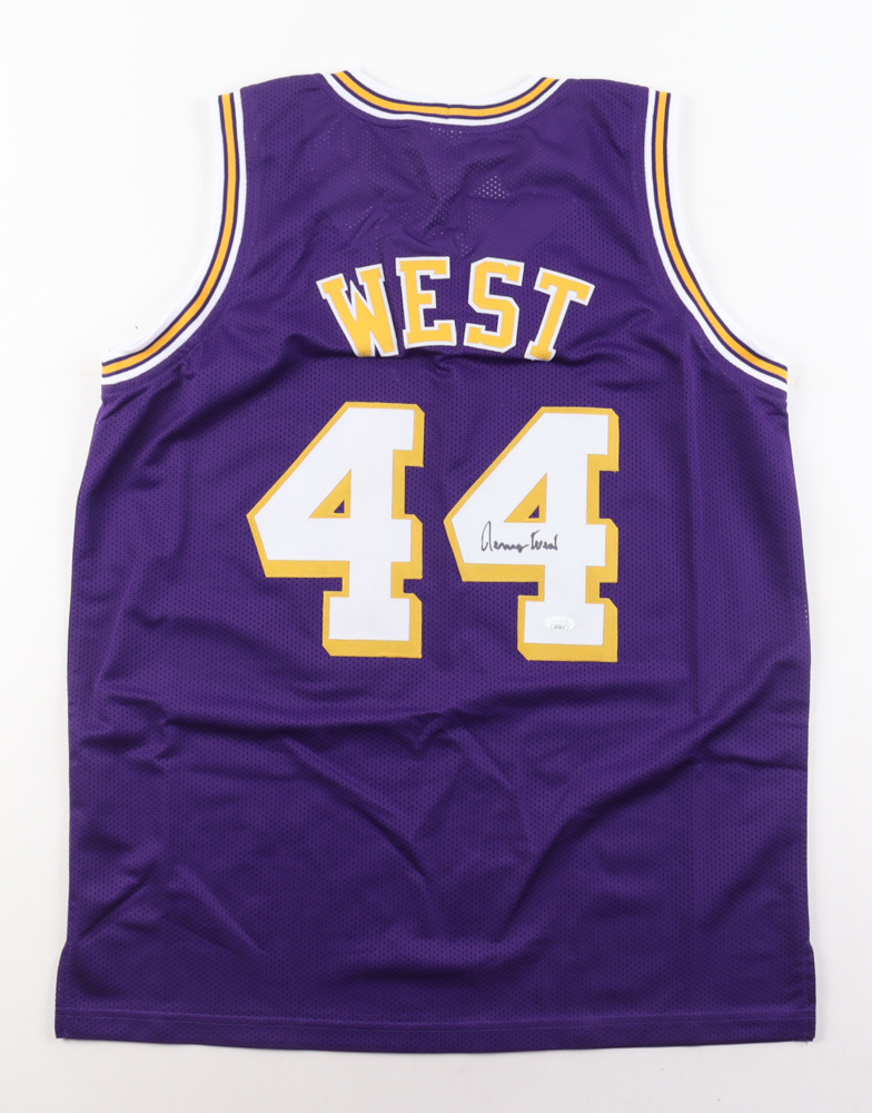 Jerry West Signed Jersey (JSA) at PristineAuction.com Jerry West Signed Jersey (JSA) at PristineAuction.com