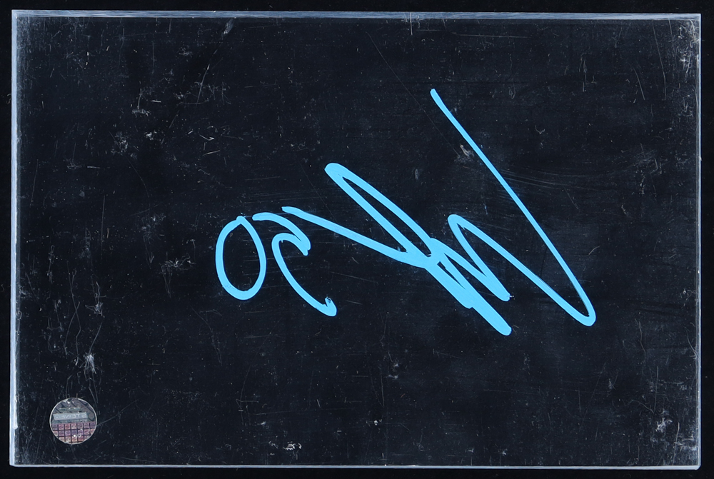 Lias Andersson Signed 4x6 Plexiglass Piece (Steiner) at PristineAuction.com Lias Andersson Signed 4x6 Plexiglass Piece (Steiner) at PristineAuction.com