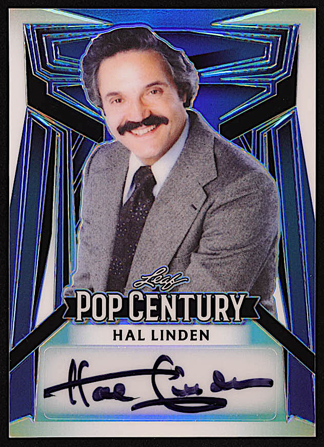 Hal Linden 2023 Leaf Pop Century Metal Kaleidoscope Blue #BAHL1 #4/10 at PristineAuction.com Hal Linden 2023 Leaf Pop Century Metal Kaleidoscope Blue #BAHL1 #4/10 at PristineAuction.com