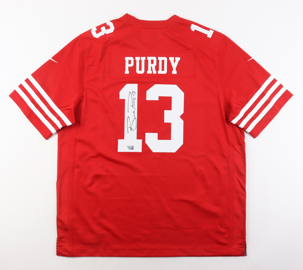 Brock Purdy Signed 49ers Nike Authenic Jersey (Fanatics) at PristineAuction.com Brock Purdy Signed 49ers Nike Authenic Jersey (Fanatics) at PristineAuction.com