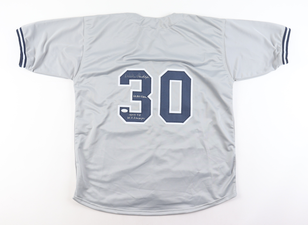 Willie Randolph Signed Jersey Inscribed "6x All-Star" & "1977-78 W.S. Champs" (JSA) at PristineAuction.com Willie Randolph Signed Jersey Inscribed "6x All-Star" & "1977-78 W.S. Champs" (JSA) at PristineAuction.com