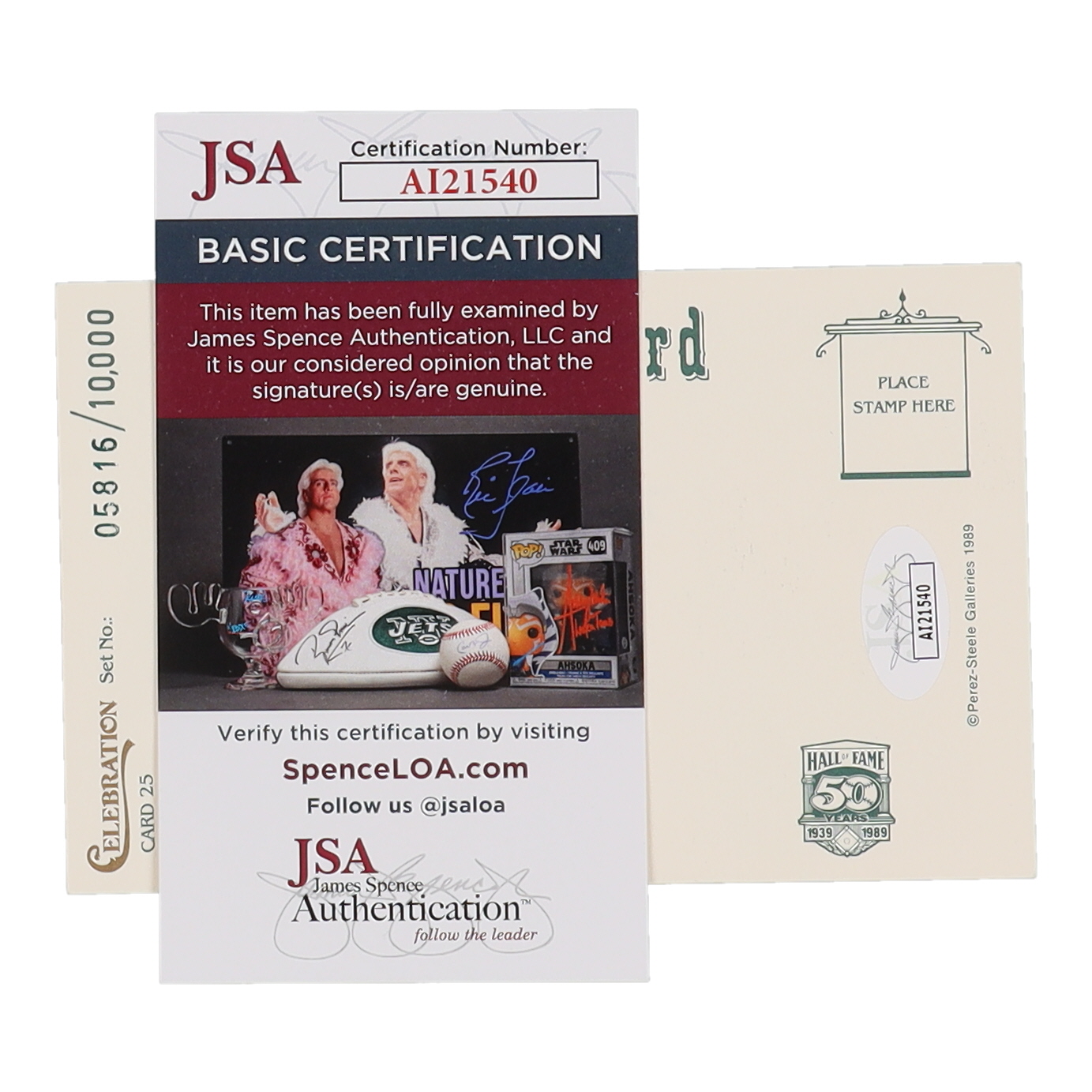 Bob Lemon Signed LE 1989 Perez-Steele Celebration Postcard #25 (JSA) at PristineAuction.com Bob Lemon Signed LE 1989 Perez-Steele Celebration Postcard #25 (JSA) at PristineAuction.com