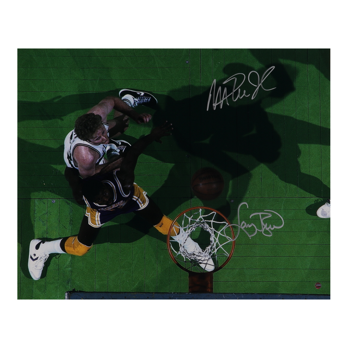 Magic Johnson & Larry Bird Signed 16x20 Photo (Steiner) at PristineAuction.com Magic Johnson & Larry Bird Signed 16x20 Photo (Steiner) at PristineAuction.com