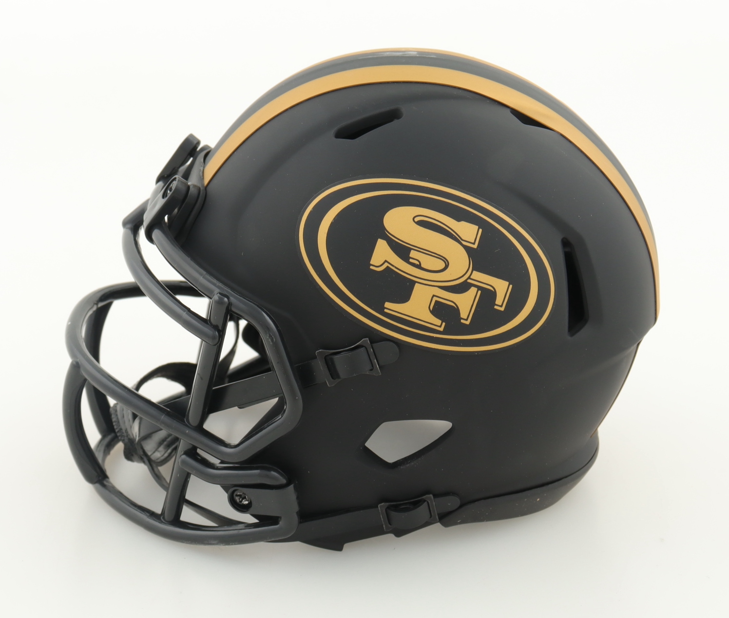 Nick Bosa Signed 49ers Eclipse Alternate Speed Mini Helmet (Beckett) at PristineAuction.com Nick Bosa Signed 49ers Eclipse Alternate Speed Mini Helmet (Beckett) at PristineAuction.com