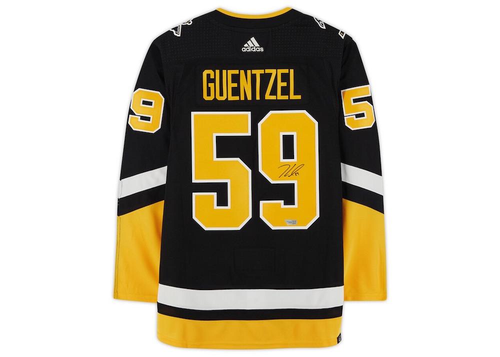 Jake Guentzel Signed Penguins Adidas Jersey (Fanatics) at PristineAuction.com Jake Guentzel Signed Penguins Adidas Jersey (Fanatics) at PristineAuction.com
